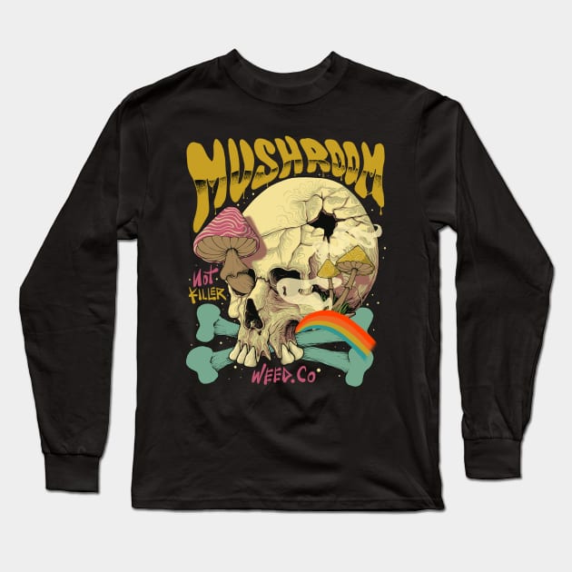 Mushroom Long Sleeve T-Shirt by BERKAH SERAWUNG